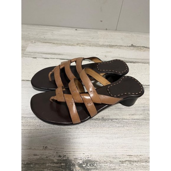 Cole Haan woman’s tan toe sandals size 7.5. - Picture 2 of 7
